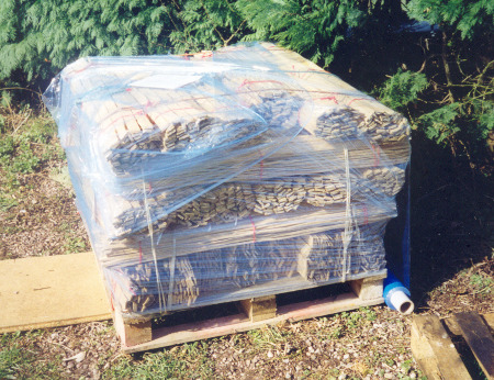 Pallet of laths